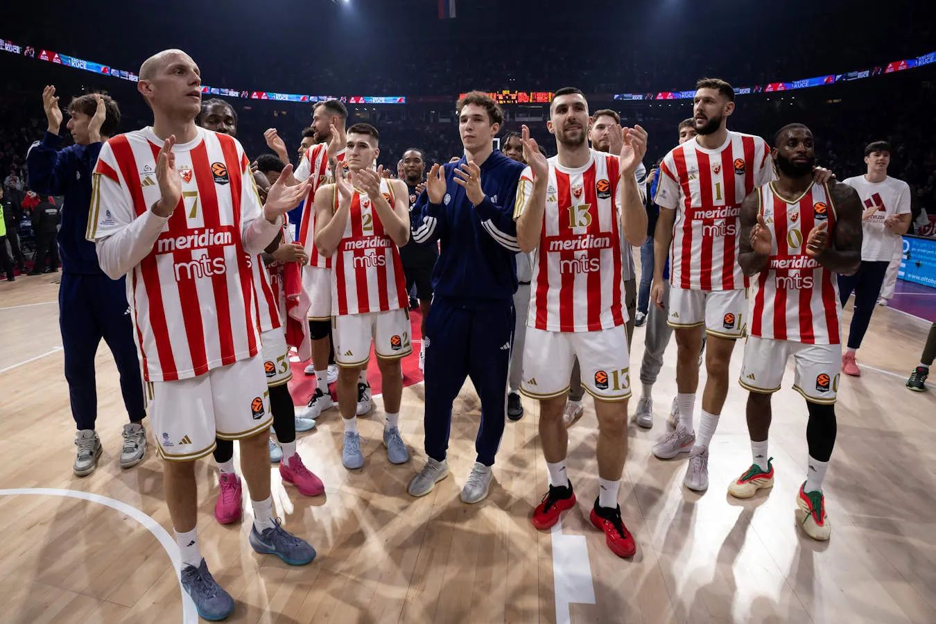 Jugadores del Crvena Zvezda
